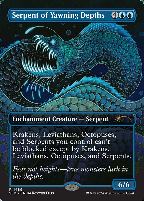 Serpent of Yawning Depths - Secret Lair Drop - 1489