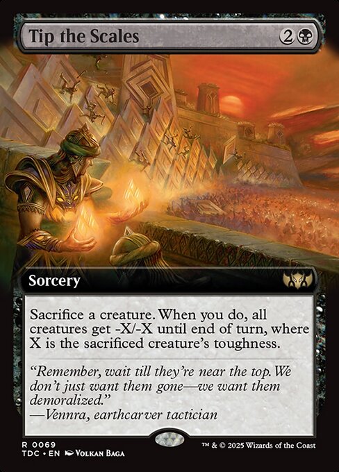 Tip the Scales - Tarkir: Dragonstorm Commander - 69