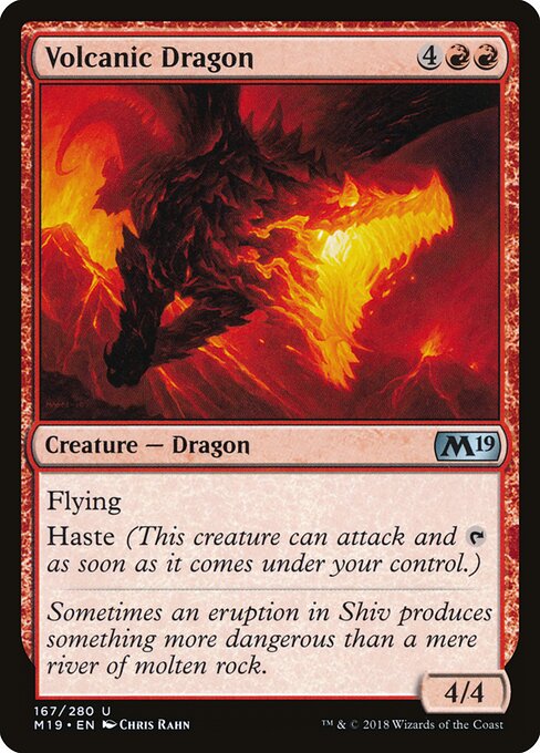 Volcanic Dragon - Core Set 2019 - 167