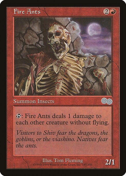 Fire Ants - Urza's Saga - 187