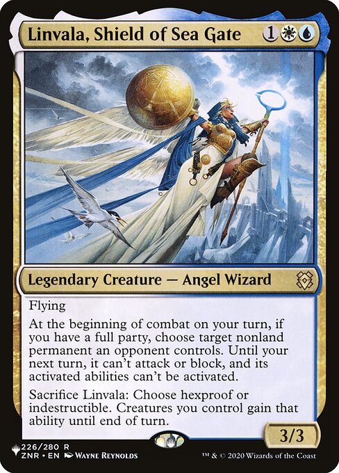 Linvala, Shield of Sea Gate - The List - ZNR-226
