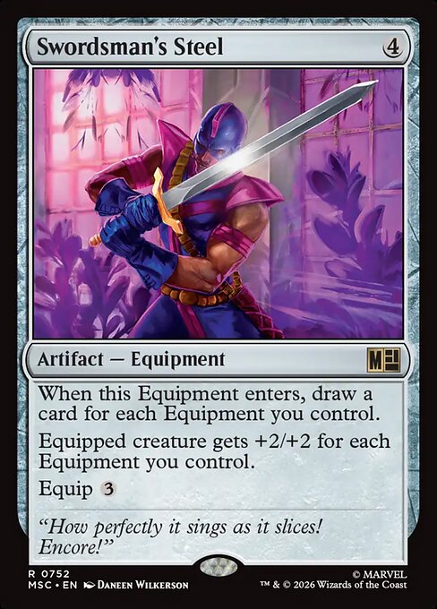 Swordsman's Steel - Marvel Super Heroes Commander - 752