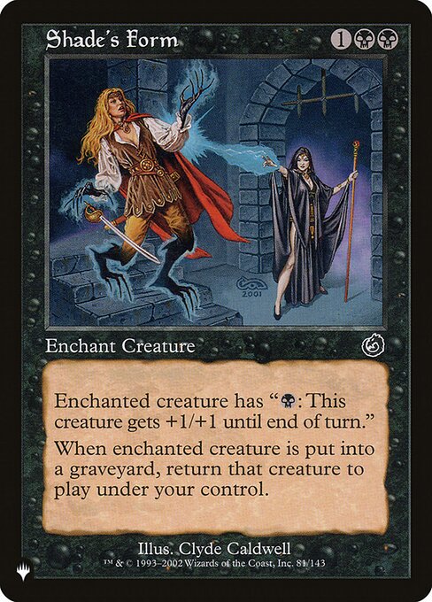 Shade's Form - The List - TOR-81