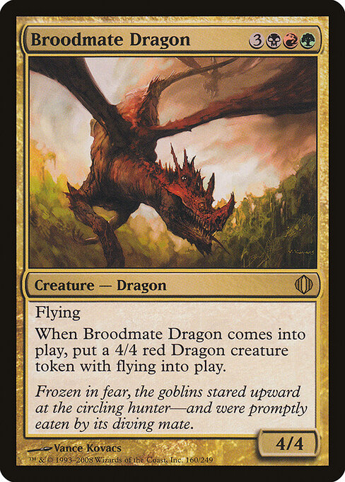 Broodmate Dragon - Shards of Alara - 160