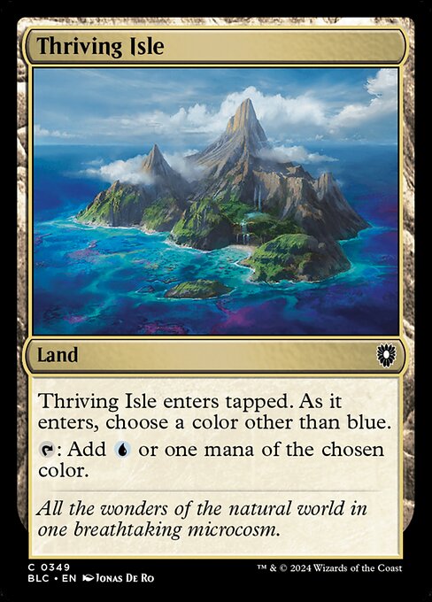 Thriving Isle - Bloomburrow Commander - 349