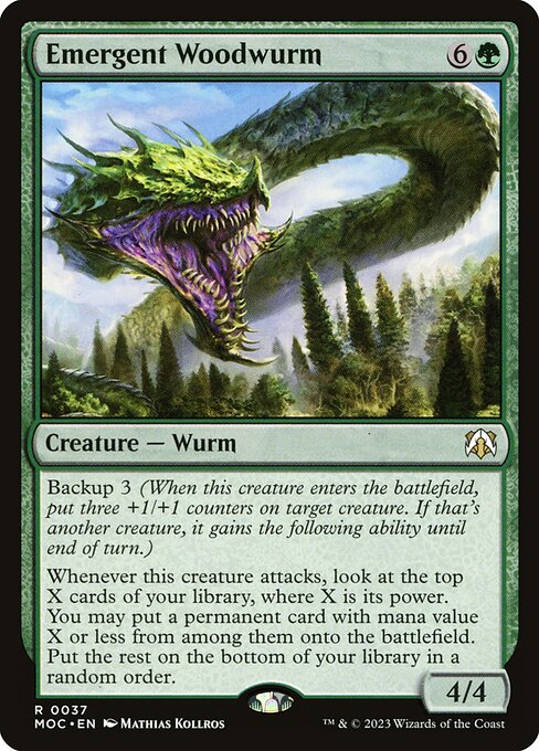 Emergent Woodwurm - March of the Machine Commander - 37
