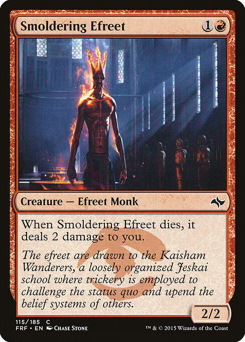 Smoldering Efreet - Fate Reforged - 115