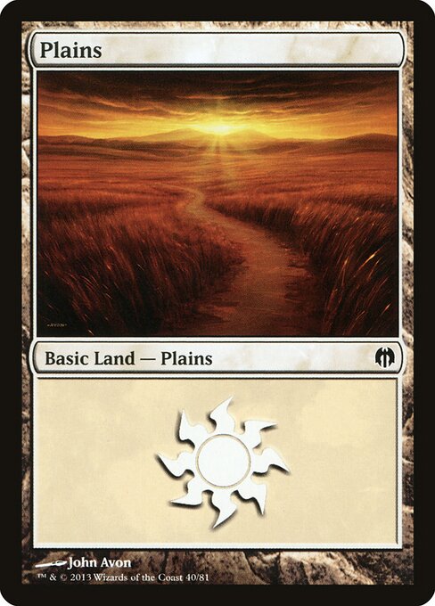 Plains - Duel Decks: Heroes vs. Monsters - 40