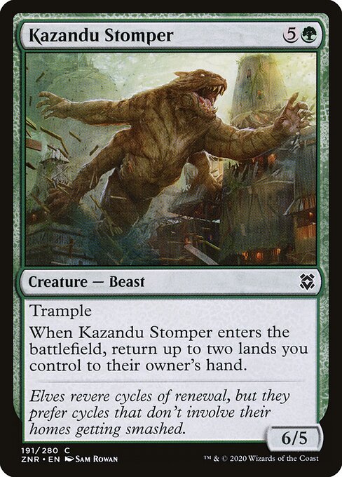 Kazandu Stomper - Zendikar Rising - 191