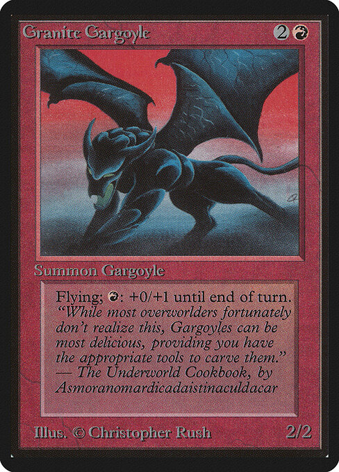 Granite Gargoyle - Limited Edition Beta - 156