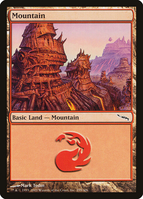 Mountain - Mirrodin - 299
