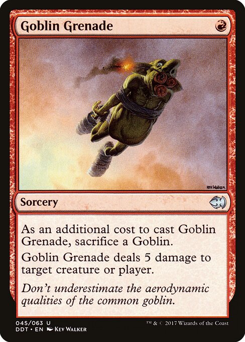 Goblin Grenade - Duel Decks: Merfolk vs. Goblins - 45