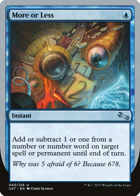 More or Less - Unstable - 40