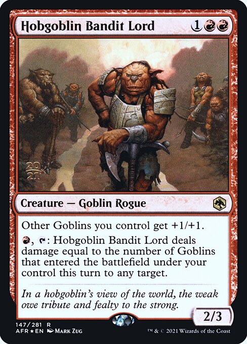 Hobgoblin Bandit Lord - Adventures in the Forgotten Realms Promos - 147s