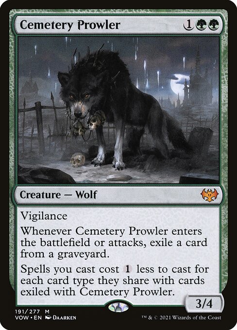 Cemetery Prowler - Innistrad: Crimson Vow - 191