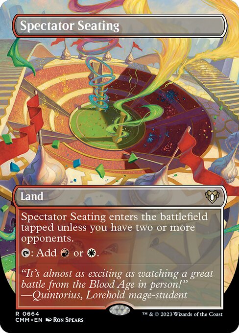 Spectator Seating - Commander Masters - 664