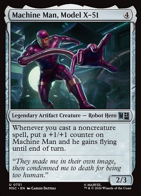 Machine Man, Model X-51 - Marvel Super Heroes Commander - 751