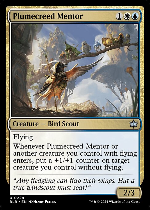 Plumecreed Mentor - Bloomburrow - 228