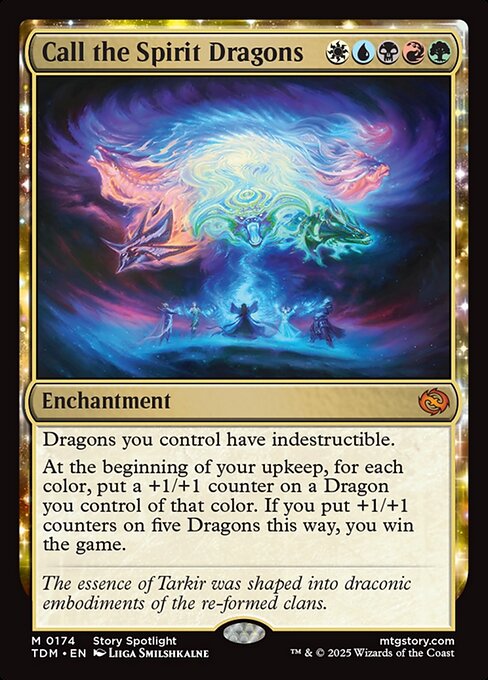 Call the Spirit Dragons - Tarkir: Dragonstorm - 174