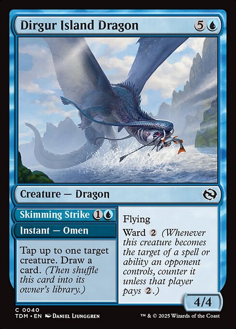 Dirgur Island Dragon // Skimming Strike - Tarkir: Dragonstorm - 40