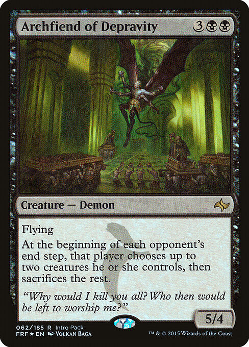 Archfiend of Depravity - Fate Reforged Promos - 62