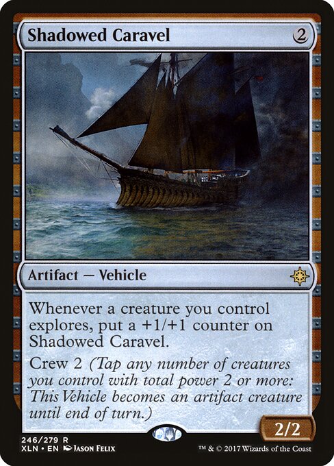 Shadowed Caravel - Ixalan - 246