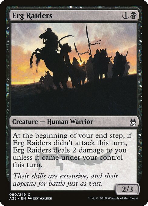 Erg Raiders - Masters 25 - 90