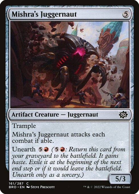 Mishra's Juggernaut - The Brothers' War - 161