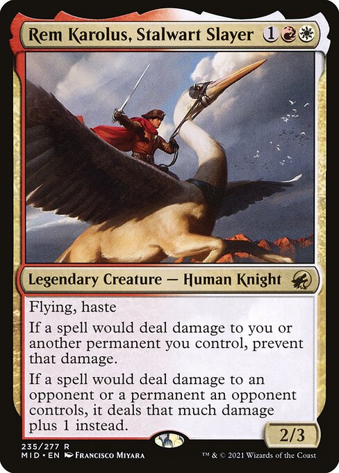 Rem Karolus, Stalwart Slayer - Innistrad: Midnight Hunt - 235