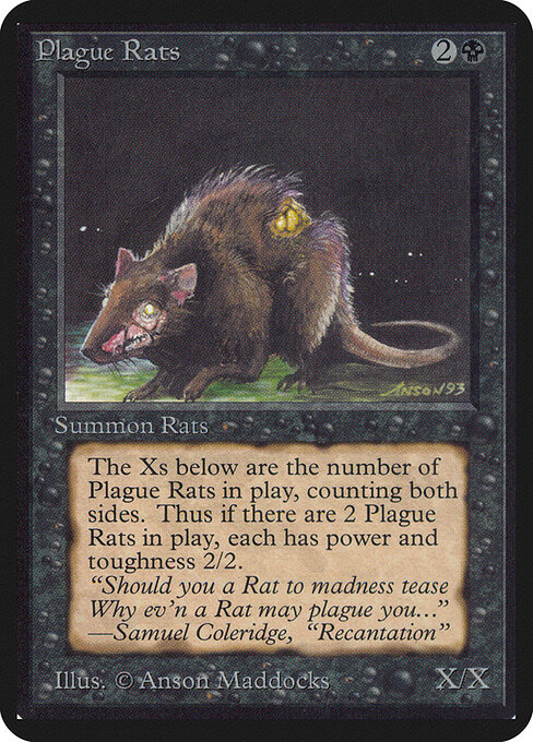 Plague Rats - Limited Edition Alpha - 121