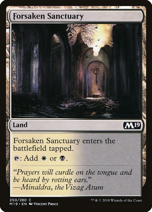 Forsaken Sanctuary - Core Set 2019 - 250