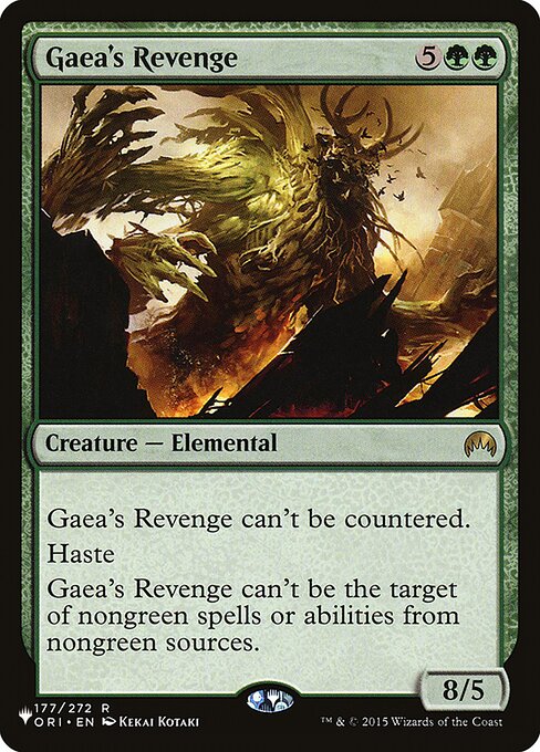 Gaea's Revenge - The List - ORI-177
