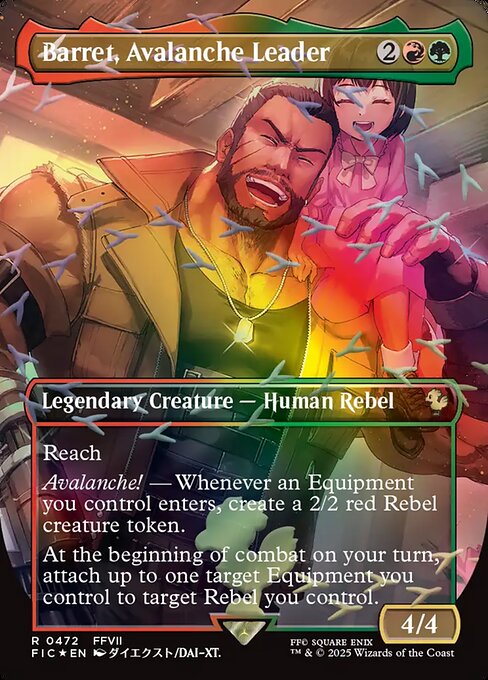 Barret, Avalanche Leader - Final Fantasy Commander - 472