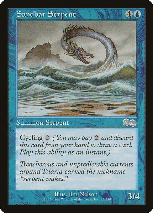 Sandbar Serpent - Urza's Saga - 95