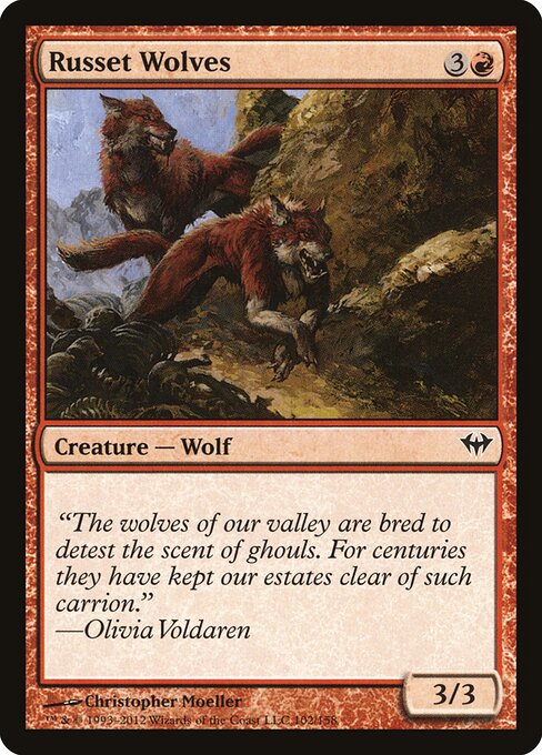 Russet Wolves - Dark Ascension - 102