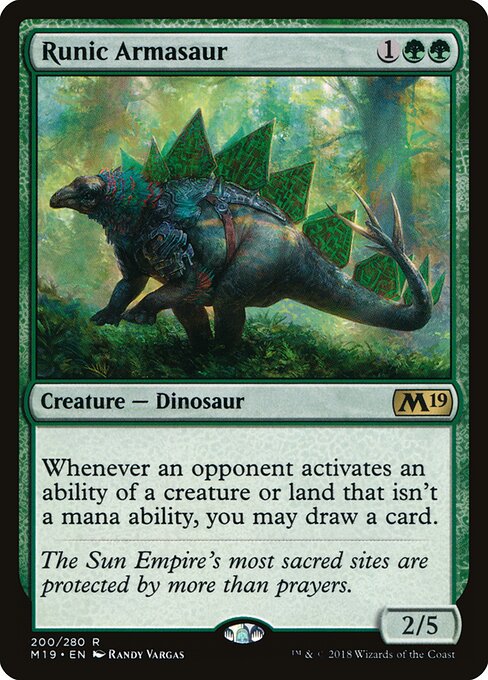 Runic Armasaur - Core Set 2019 - 200
