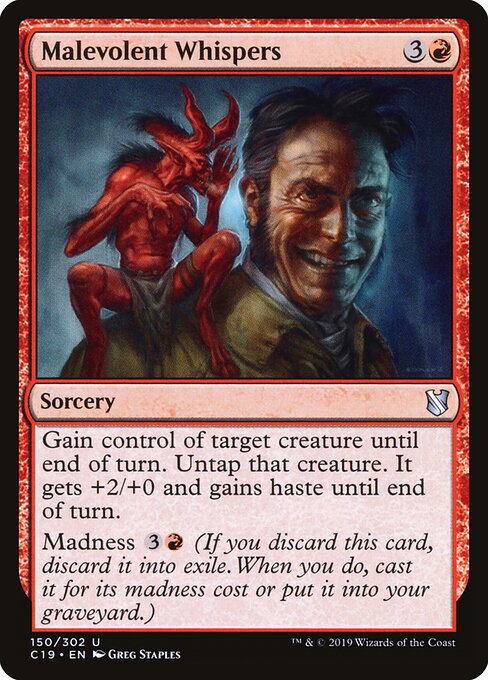 Malevolent Whispers - Commander 2019 - 150