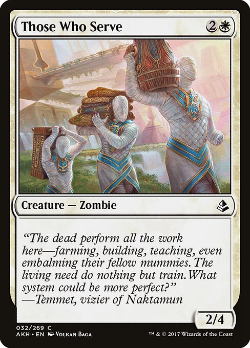 Those Who Serve - Amonkhet - 32