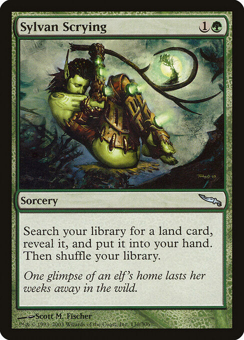 Sylvan Scrying - Mirrodin - 130