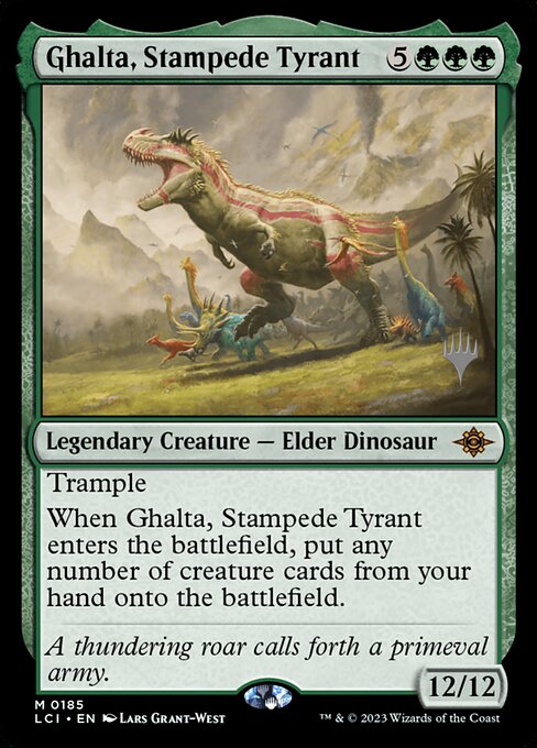 Ghalta, Stampede Tyrant - The Lost Caverns of Ixalan Promos - 185p