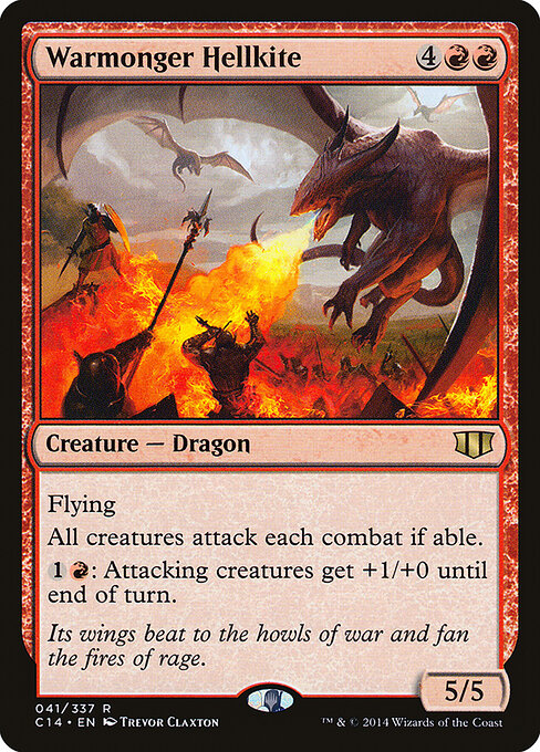 Warmonger Hellkite - Commander 2014 - 41