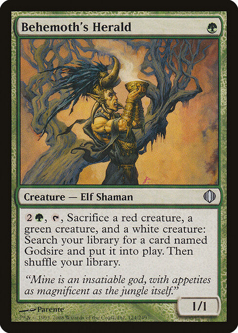 Behemoth's Herald - Shards of Alara - 124