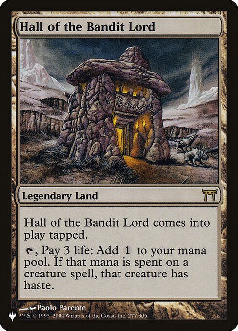 Hall of the Bandit Lord - The List - CHK-277
