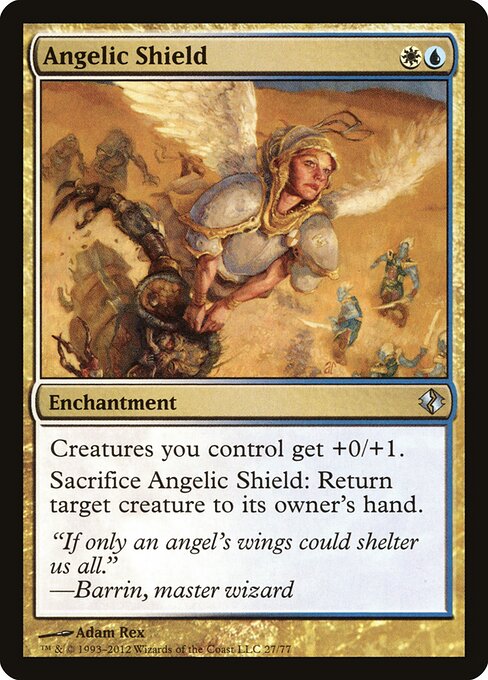 Angelic Shield - Duel Decks: Venser vs. Koth - 27