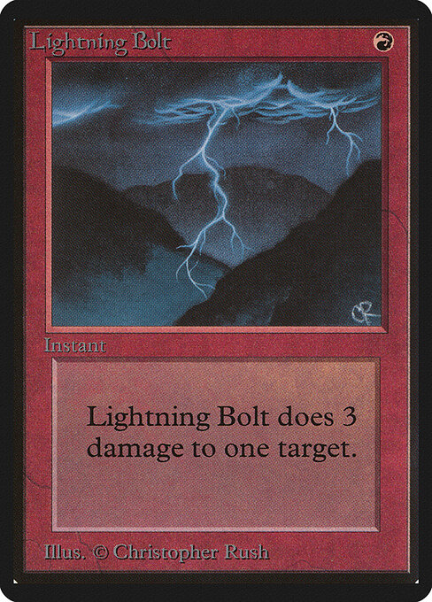 Lightning Bolt - Limited Edition Beta - 162