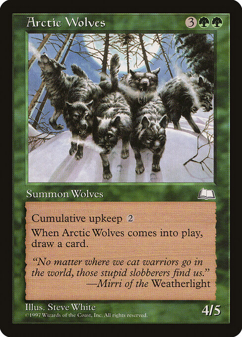 Arctic Wolves - Weatherlight - 118
