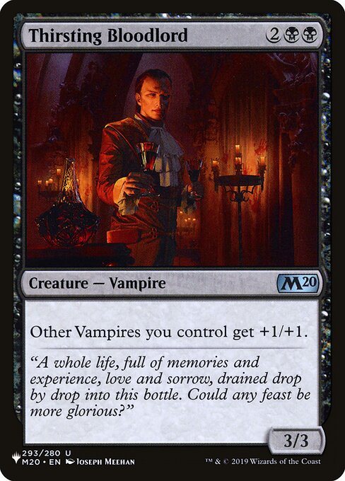 Thirsting Bloodlord - The List - M20-293