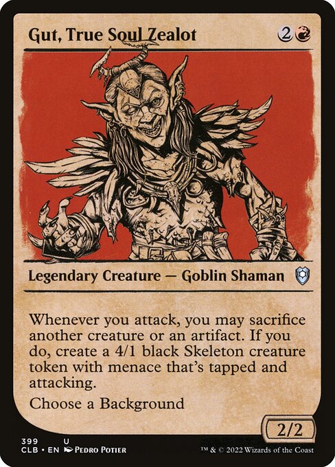Gut, True Soul Zealot - Commander Legends: Battle for Baldur's Gate - 399