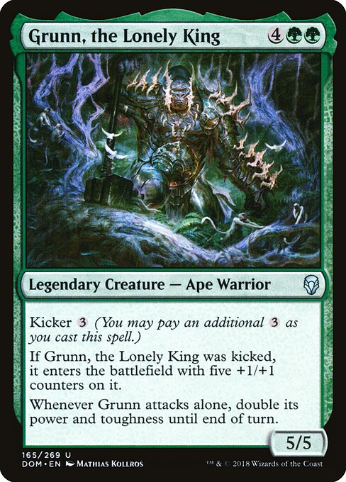 Grunn, the Lonely King - Dominaria - 165