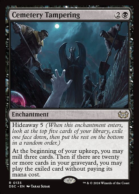 Cemetery Tampering - Duskmourn: House of Horror Commander - 135